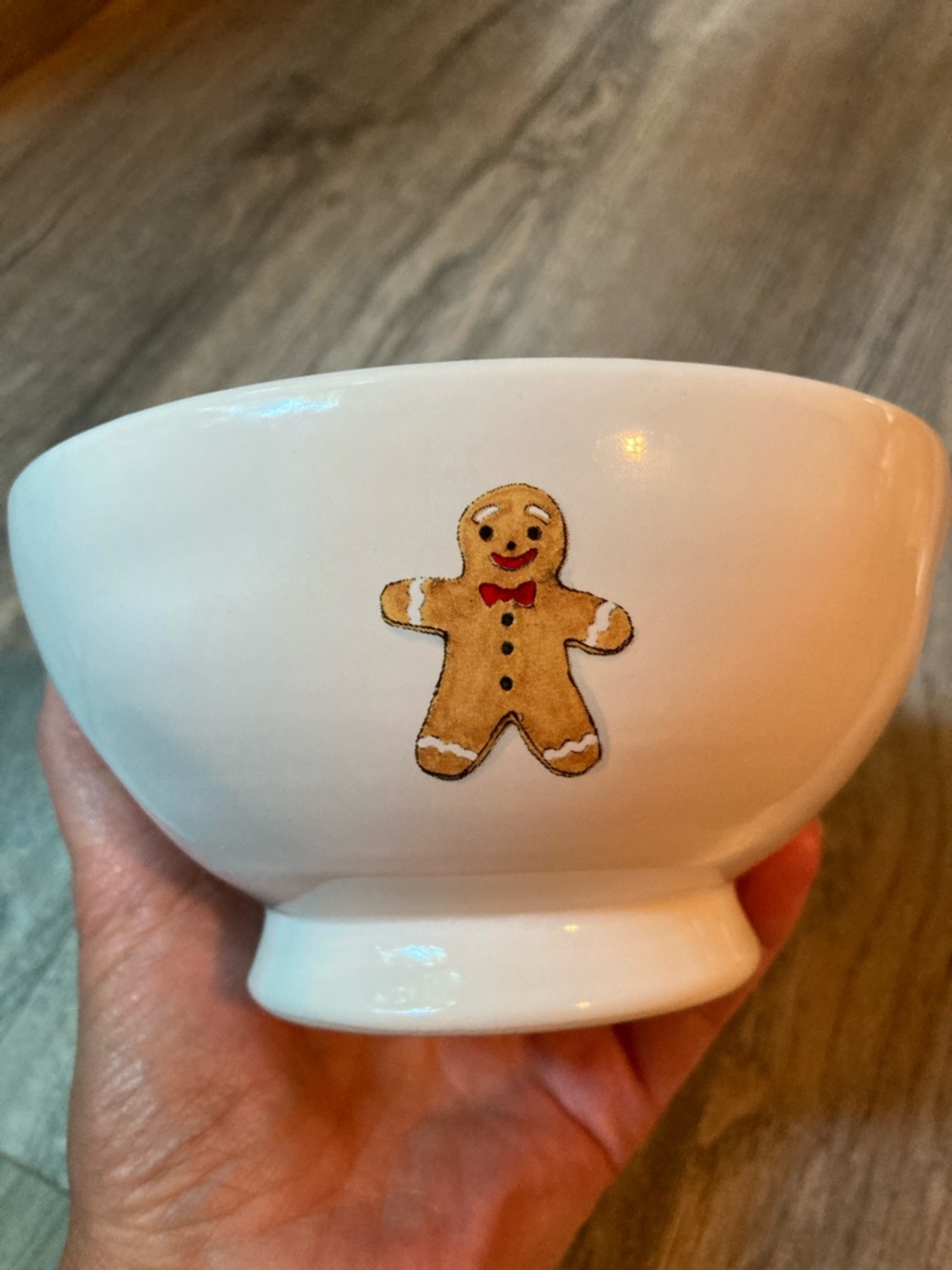Rae Dunn “ Oh Snap” Bowl Gingerbread Man